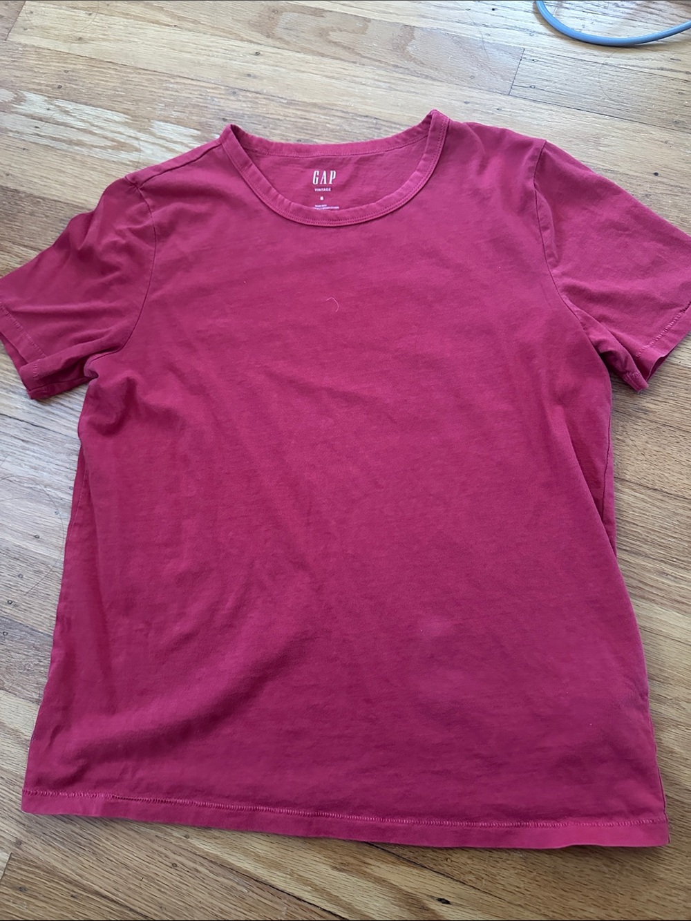 GAP Short Vintage Sleeve Tee - Red